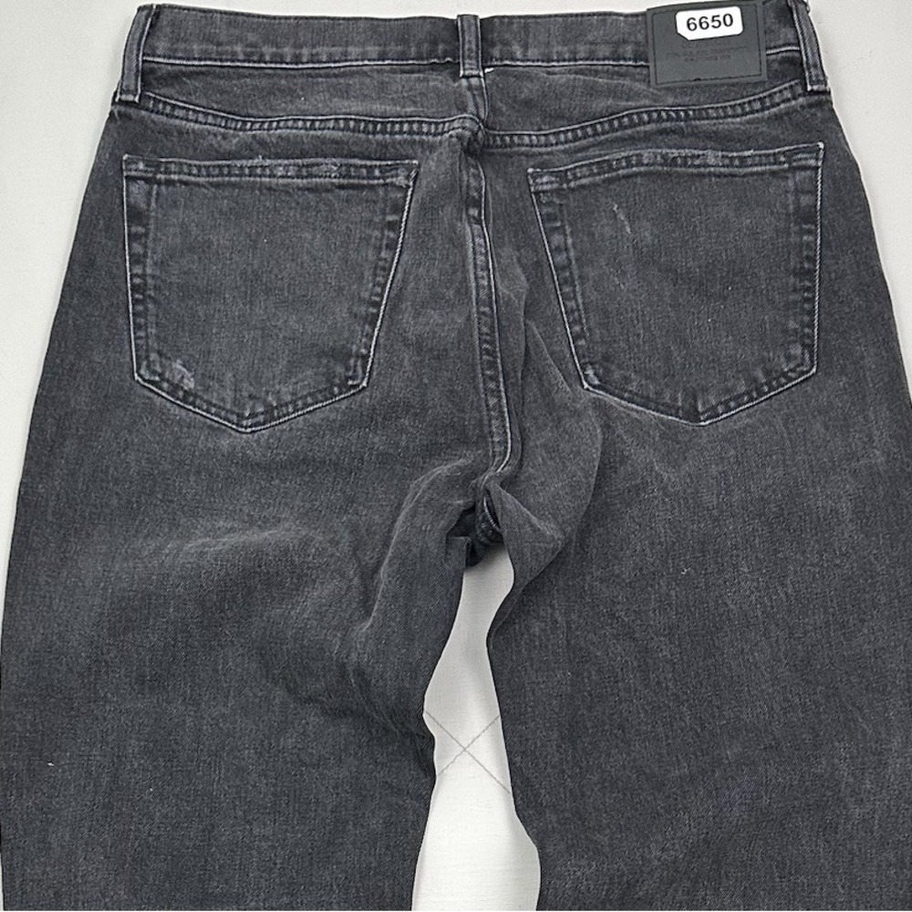 Abercrombie & Fitch Vintage Stretch Straight Denim Jeans Men Actual 32x30 Black